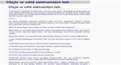 Desktop Screenshot of ebook.cz