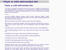 Tablet Screenshot of ebook.cz